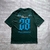 Remera doble estampa oversize Blossom verde - comprar online