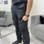 Pantalón cargo de gabardina importada negra - comprar online