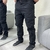Pantalón cargo de gabardina importada negra en internet