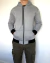 Campera de algodon con peluche gris - tienda online