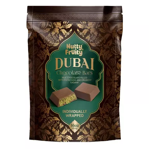 Nutty Fruity Dubai Chocolate Bars