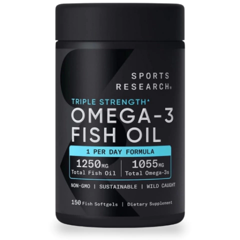 ômega-3 Fish Oil - Sports Research
