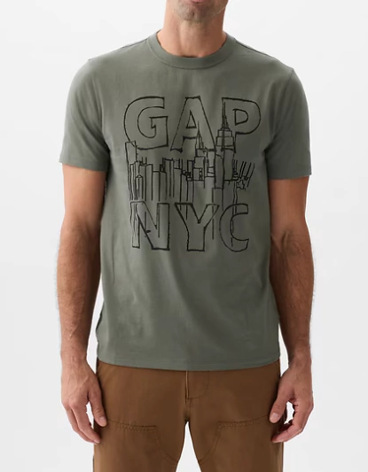 Camiseta GAP Tam. G adulto