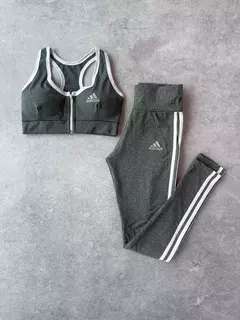 Imagem do CONJUNTO RETRÔ TOP ZÍPER + LEGGING