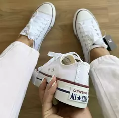 TÊNIS ALL STAR PLATAFORMA BRANCO - S.A Outlet