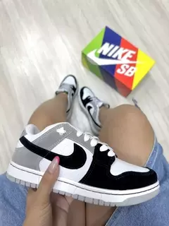 TÊNIS DUNK CINZA/PRETO