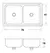 PILETA BACHA DOBLE COCINA ACERO INOX en internet