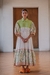 BLOOMING TARTAN MINT dress - CARLA aNdREA