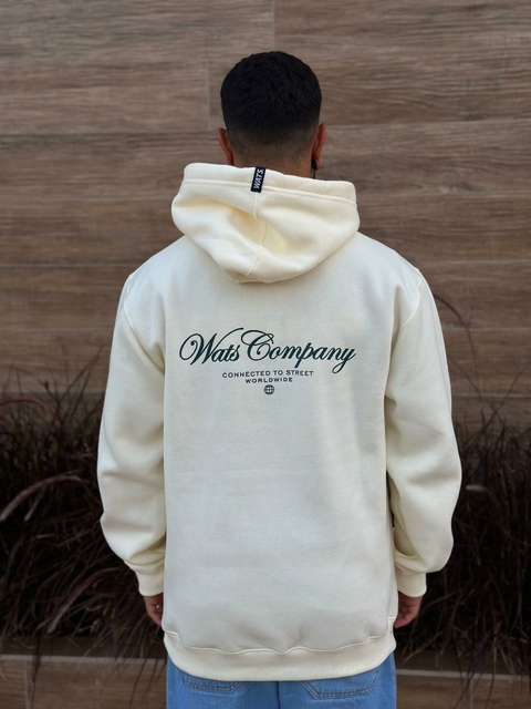 MOLETOM WATS "CLEAN" - OFF WHITE