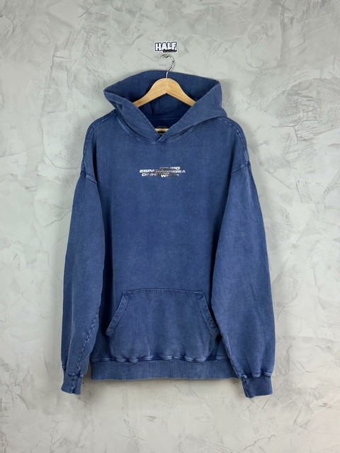 Moletinho Oversized Marmorizado – Azul