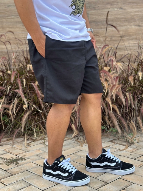 BERMUDAS LINHO GOOD TIMES - PRETO