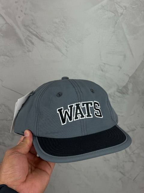 Boné Wats Five Panel - cinza/preto