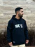 MOLETOM WATS "COLLEGE" - PRETO