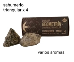 Sahumerio triangular Geometría Sagrada Madre