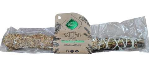 Sahumo sagrado 10 hierbas y resinas