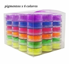 Pigmentos x 6 colores