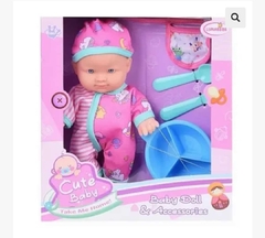 Bebé con accesorios