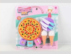 Set pizza y helado