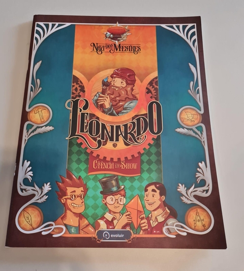 LIVRO, NAU DOS MESTRES, LIVRO DE LEONARDO, CIÊNCIA EM SHOW, JOÃO PEDRO LIMA E RAFAEL POSNIK