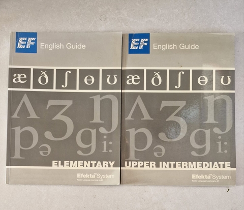 LIVRO, KIT(2), ENGLISH GUIDE EFEKTA SYSTEM, 1 ELEMENTARY, 2 UPPER INTERMADIATE,