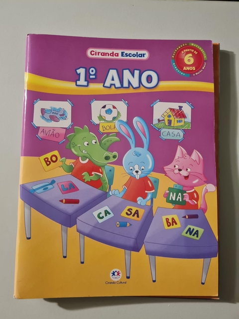 LIVRO, CIRANDA ESCOLAR, 1 ANO, CIRANDA CULTURAL