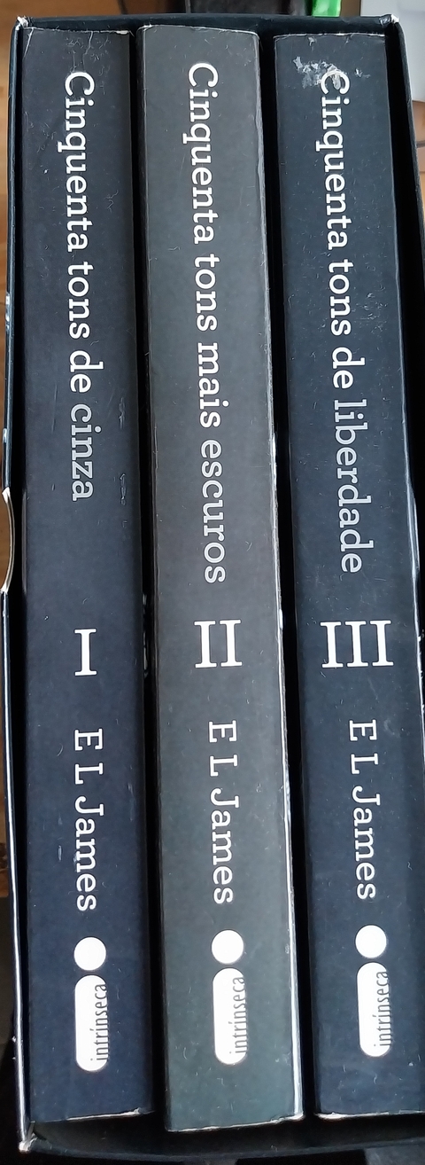 LIVRO, KIT(3), BOX, TRILOGIA CINQUENTA TONS DE CINZA, E. L. JAMES