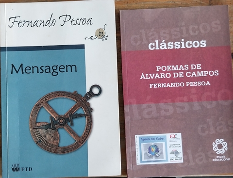 LIVRO, KIT(2),FERNANDO PESSOA, 1. MENSAGEM, 2. POEMAS DE ÁLVARO DE CAMPOS