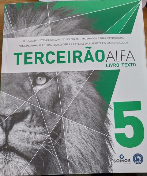 LIVRO, TERCEIRÃO ALFA, LIVRO-TEXTO, VOL. 5, SISTEMA DE ENSINO ANGLO