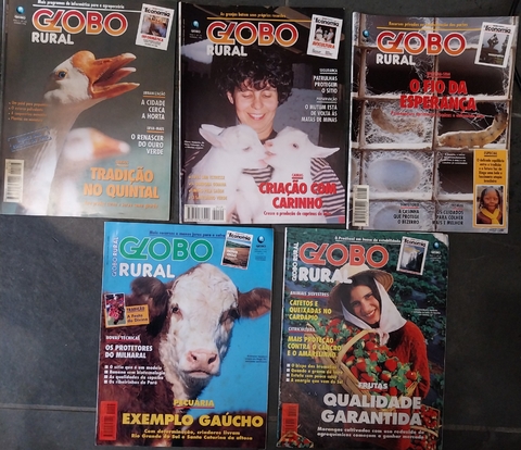 REVISTA,KIT(5),GLOBO RURAL,JAN.,FEV.,MAR.,96, AGT.,SET.,(98)