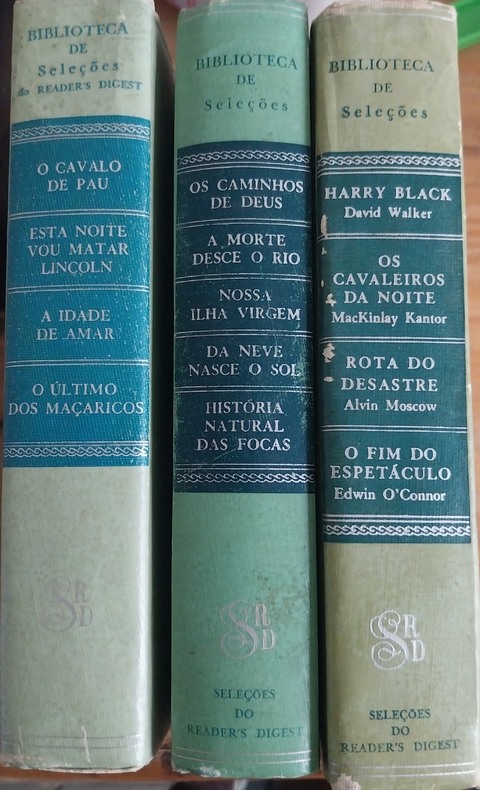 LIVRO, KIT(3), BIBLIOTECA DE SELEÇÕES, VI, VIII,(1958), XIV,(1960) , SELEÇÕES DO READER´S DIGEST