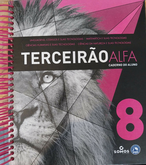 LIVRO, TERCEIRÃO ALFA, CADERNO DO ALUNO 8, SISTEMA DE ENSINO ANGLO
