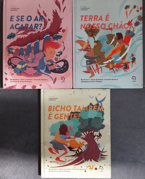 LIVRO, KIT(3), COLEÇÃO O MUNDO QUE QUEREMOS, VOL. 3,5,6, EVOLUIR