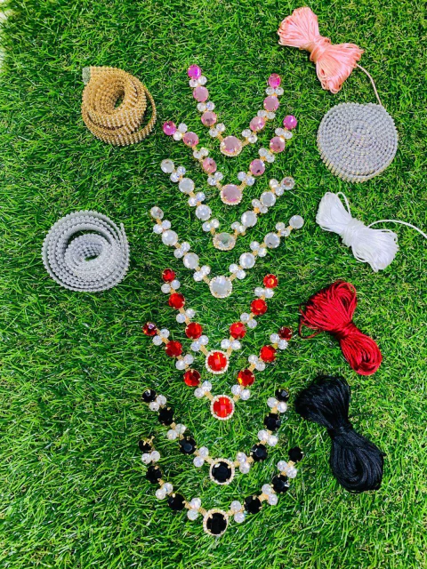 Cabedal Redondo Kit Iniciante - Fio de Seda - Manta Strass