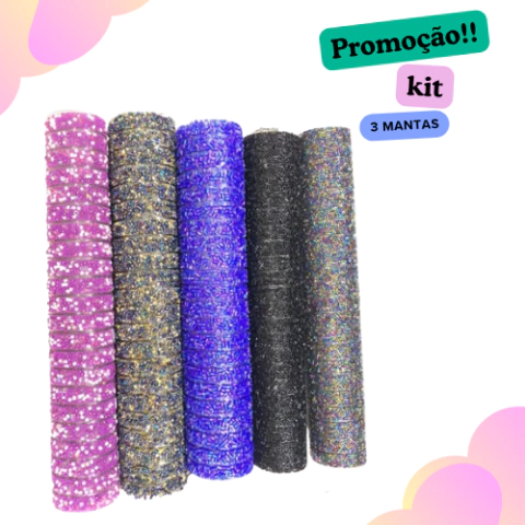 Manta Termocolante com Canutilho 20x40 22 Tiras de 1cm - comprar online