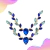 Cabedal Jasmine com Navete 3D Glitter - TCD2238 - San Sin Acessorios