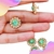 Ponto de Luz Flor com Strass Dourado 12 peças - TCD1239 - comprar online