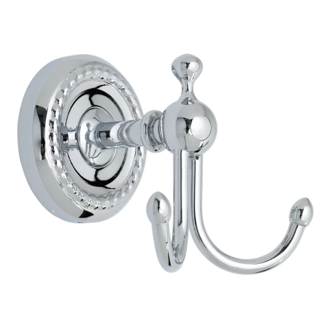 Pendurador Toalha Vintage Gancho Duplo Cromado - comprar online
