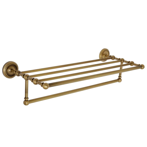 Pendurador Toalha Barra Quadruplo Vintage Bronze Antigo