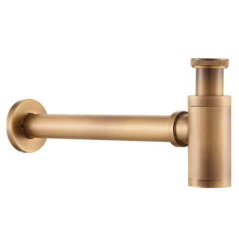 Sifão em Latão Vintage Luxo Bronze Antigo p/ Pia, Lavabo ou Cuba - comprar online