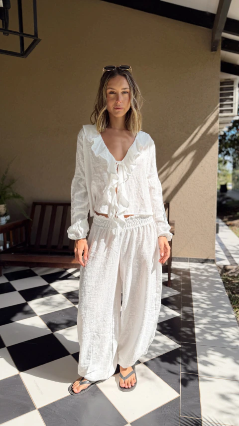 PANT CAPRI (BLANCO)