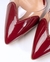 MULE RED CHERRY VERNIZ SALTO FINO ALTO CORAÇÃO MARY - loja online