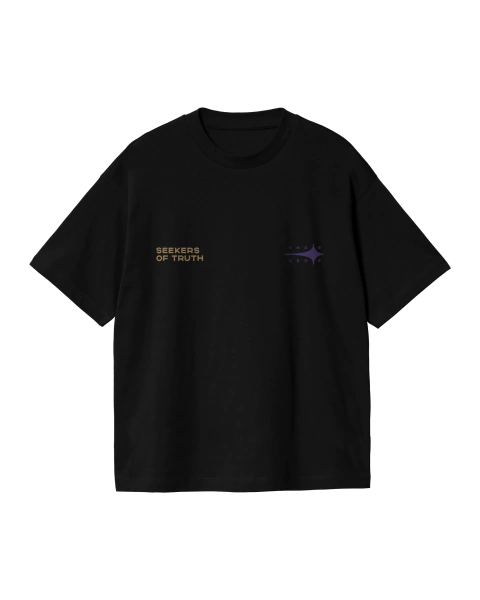 Camiseta Preta - Seekers of Truth - comprar online