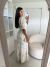 VESTIDO LAISE BICOLOR OFF WHITE - ACL Confecções