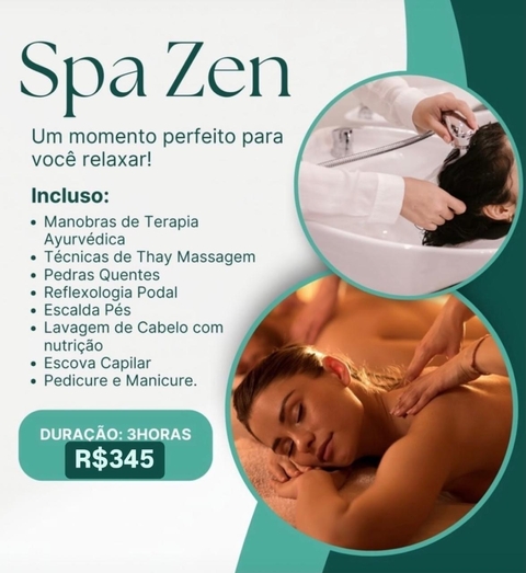 Spa ZEN (Relaxamento GOLD com Salão de Beleza) - comprar online