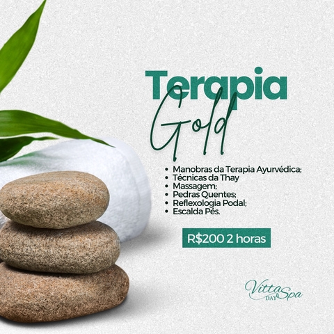 Terapia Gold: Em uma única massagem terapêutica