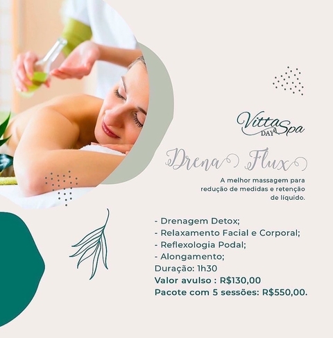 05 sessões da Drena Flux