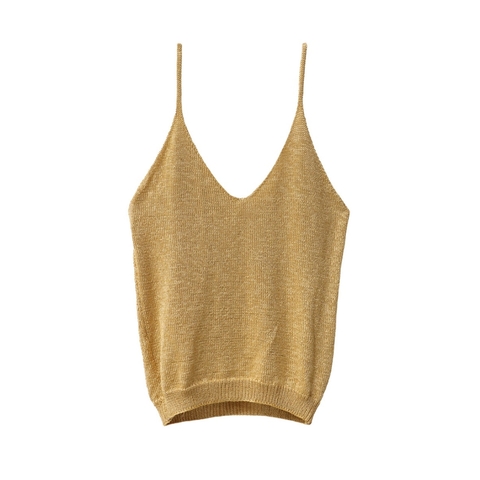 Musculosa Ibiza oro