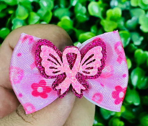 LAÇOS OUTUBRO ROSA BORBOLETAS GRANDE - comprar online