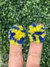 POMPOM AZUL E AMARELO