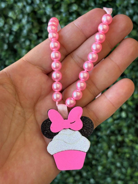 COLAR DE PÉROLAS CUPCAKE MINIE